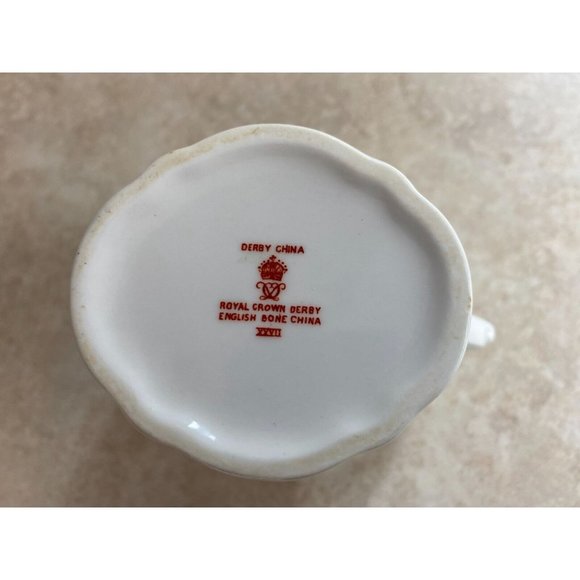 Royal Crown Derby English Bone China Vintage Creamer Pitcher  XXVII - Picture 6 of 6